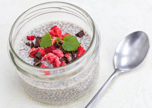 inclure les graines de chia avec du lait