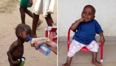 L'incroyable transformation de Hope, l'enfant nigérian abandonné que l'on prenait pour un sorcier