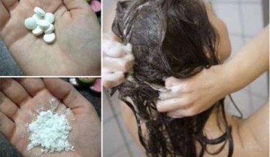 Voici ce qui arrive quand vous vous mettez de l'aspirine sur les cheveux