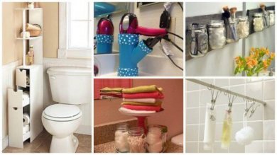 19 astuces pour gagner de l'espace dans les salles de bain