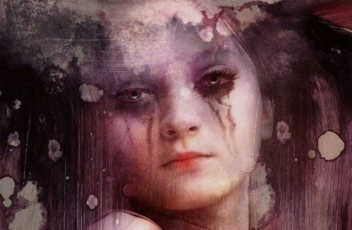 illustration - femme qui pleure