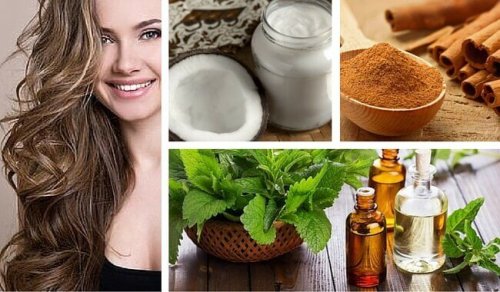 Remède à la noix de coco, à la menthe et à la cannelle pour régénérer les cheveux
