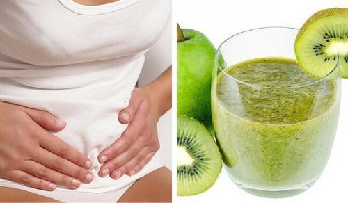 Smoothie à la poire et au kiwi contre les ballonnements
