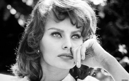 Sophia Loren jeune.