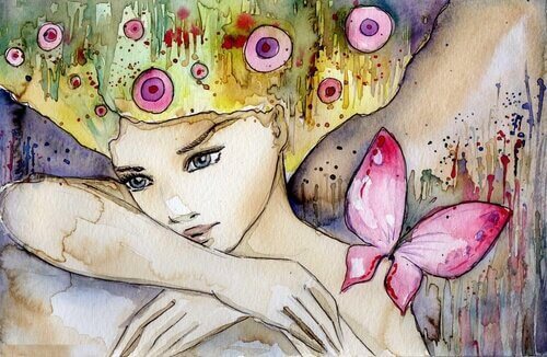 femme-papillon