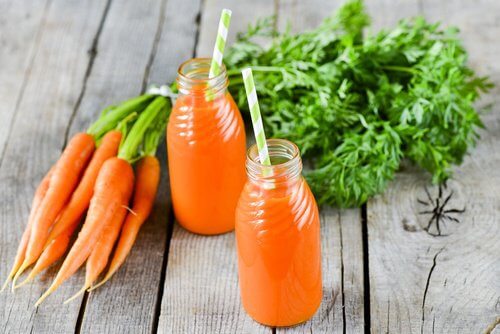 Le jus de carottes pour la vue.