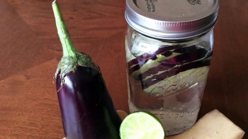 l'eau d'aubergine pour favoriser la perte des graisses