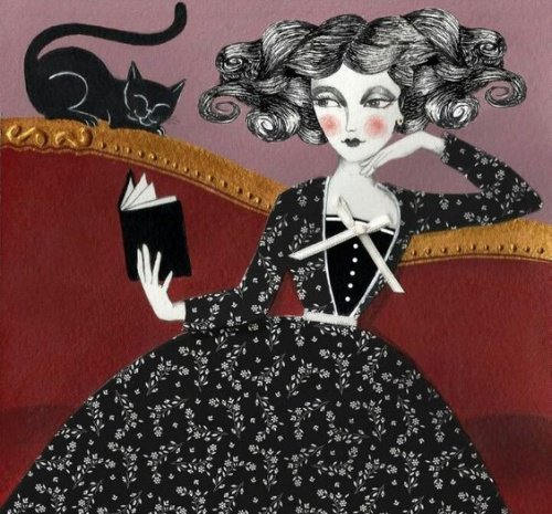 Femme-chat-noir-500x465