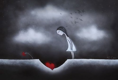 Femme-coeur-brise