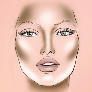 Le maquillage vous permettra d’affiner votre visage.