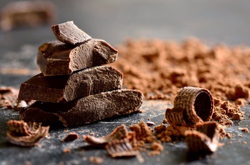 aliments à consommer pour diminuer le stress : chocolat noir