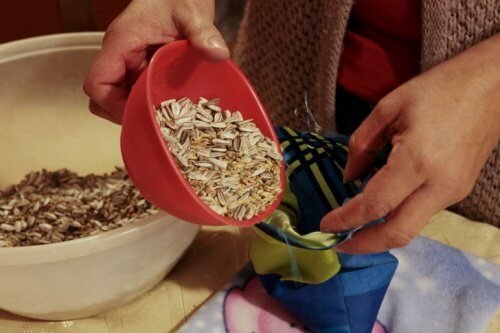 sachets de graines pour calmer les douleurs