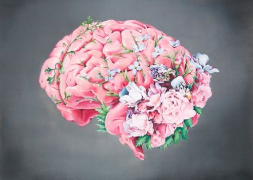 cerveau fleurs