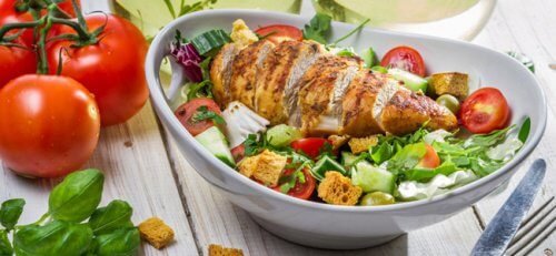 déjeuner et les bonnes proportions