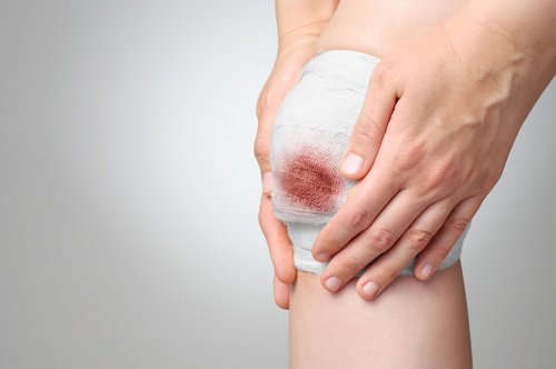 blessure au genoux
