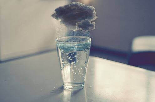 soucis verre-eau-tempete