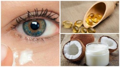 Crème naturelle à l'huile de coco pour rajeunir le contour des yeux