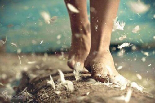 Marcher sur le sable