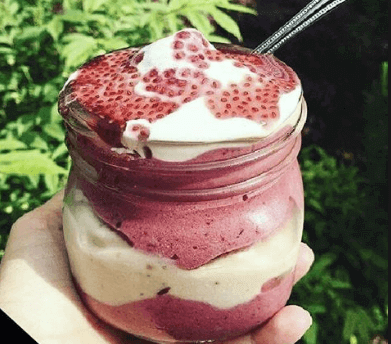 glace aux graines de chia