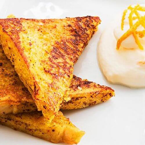 5 idées pour un petit-déjeuner sain riche en protéines ; pain perdu