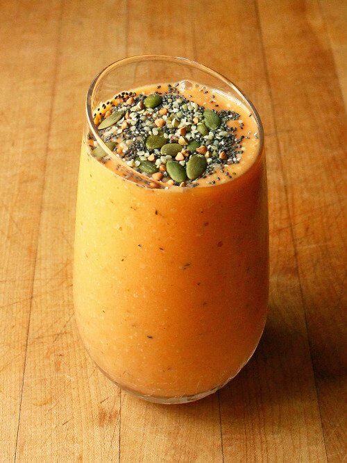 Smoothie à la carotte.