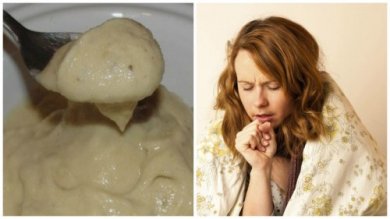 Crème à la banane et au miel pour soulager la toux et les symptômes du rhume