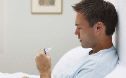 homme qui a la fièvre 