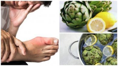 Éliminez l'acide urique grâce à l'eau d'artichaut et de citron