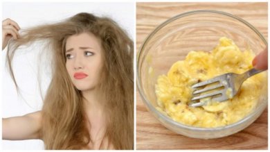 Un masque à la banane et au citron contre les cheveux secs