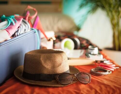 faire sa valise pour partir en vacances