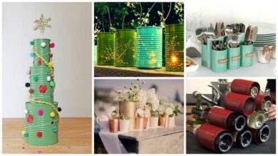 19 manières créatives de recycler les boîtes de conserve