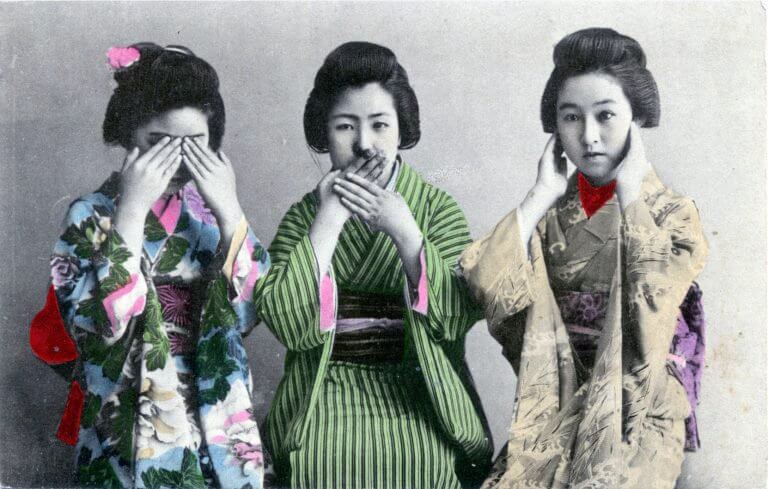 ancienne photographie de japonaises 