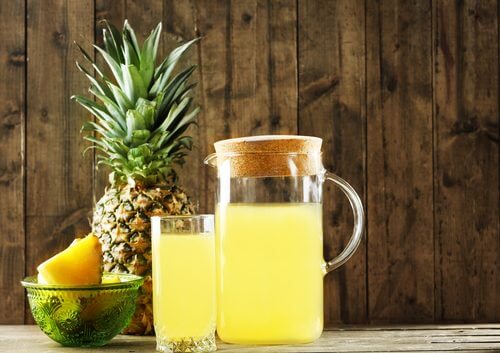 boisson à la peau d'ananas