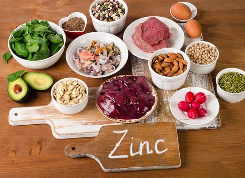 association d'aliments avec le zinc 