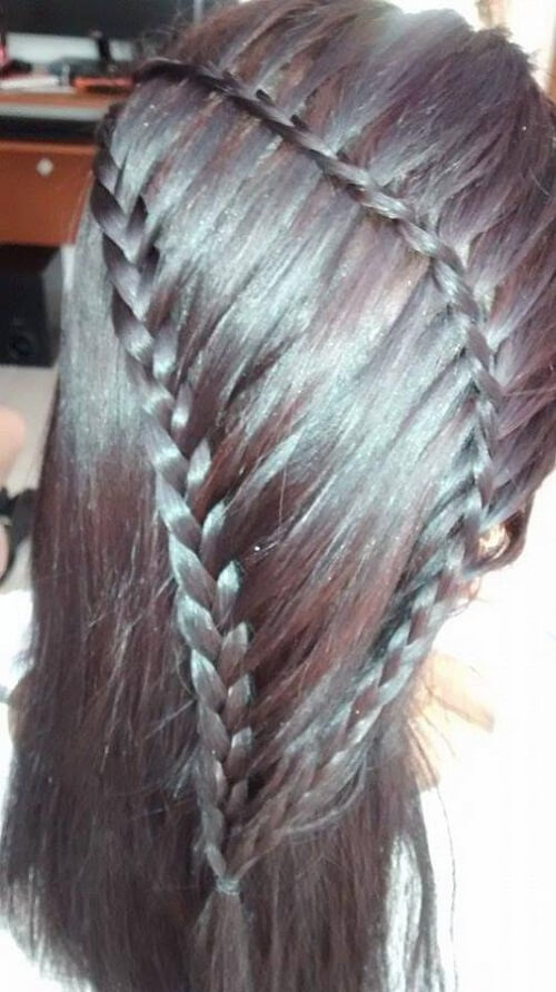tresse pour éviter de se laver les cheveux