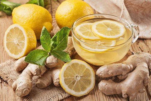 infusion au citron et au gingembre