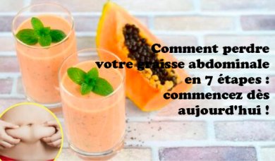 Comment perdre votre graisse abdominale en 7 étapes