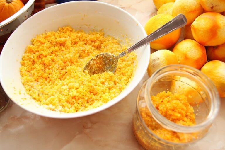 zeste d'orange soin gommant au zeste d'orange