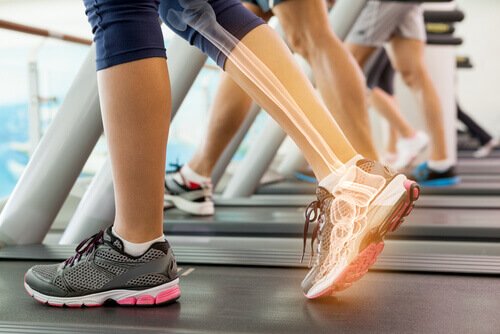 Articulations sur le tapis de course