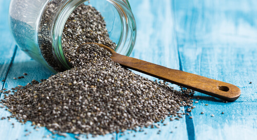 Smoothie amincissant : poire, graines de chia