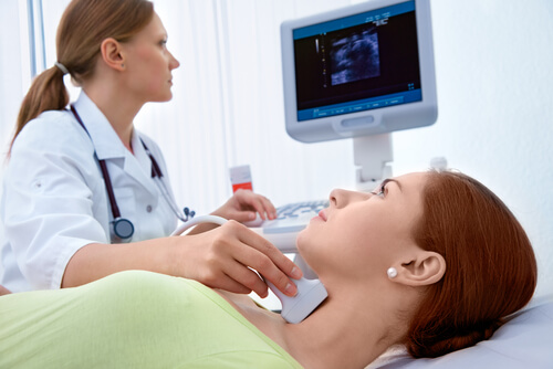 échographie pour diagnostiquer l'hypothyroïdie