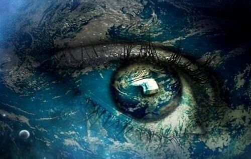 La terre en forme d'oeil