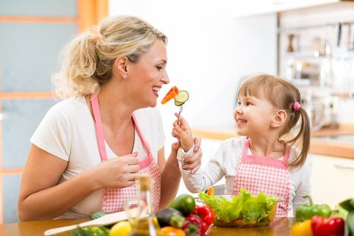 Education des enfants pour combattre une alimentation sélective. 