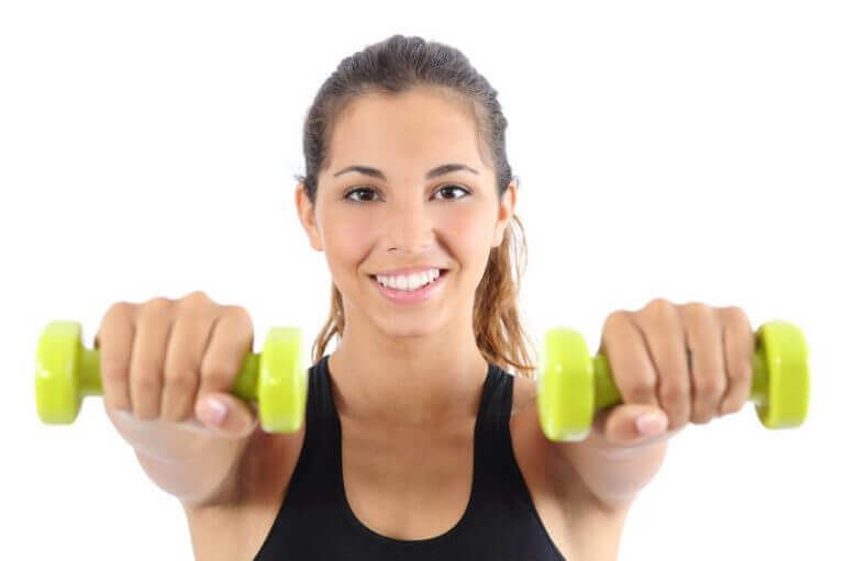 les haltères pour le dos