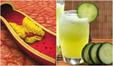 Jus d'aloe vera, concombre et pamplemousse pour réduire le cholestérol