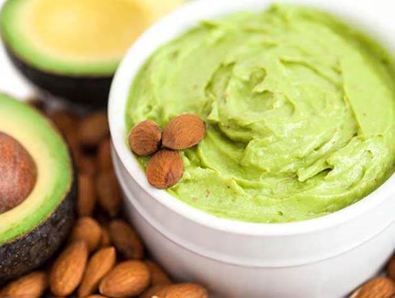 Masque à l'avocat