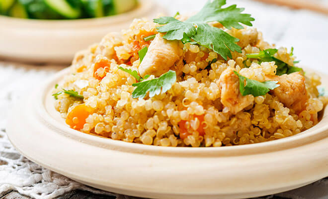 Quinoa au poulet