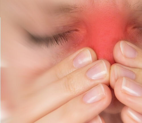 lavement nasal pour la congestion des sinus