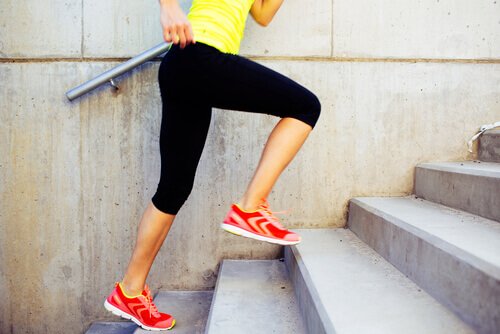 Monter les escaliers pour faire du sport