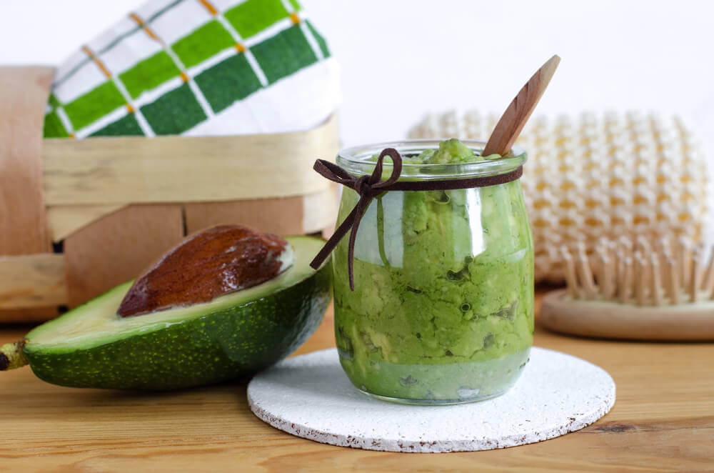 exfoliants corporels à la banane et l'avocat